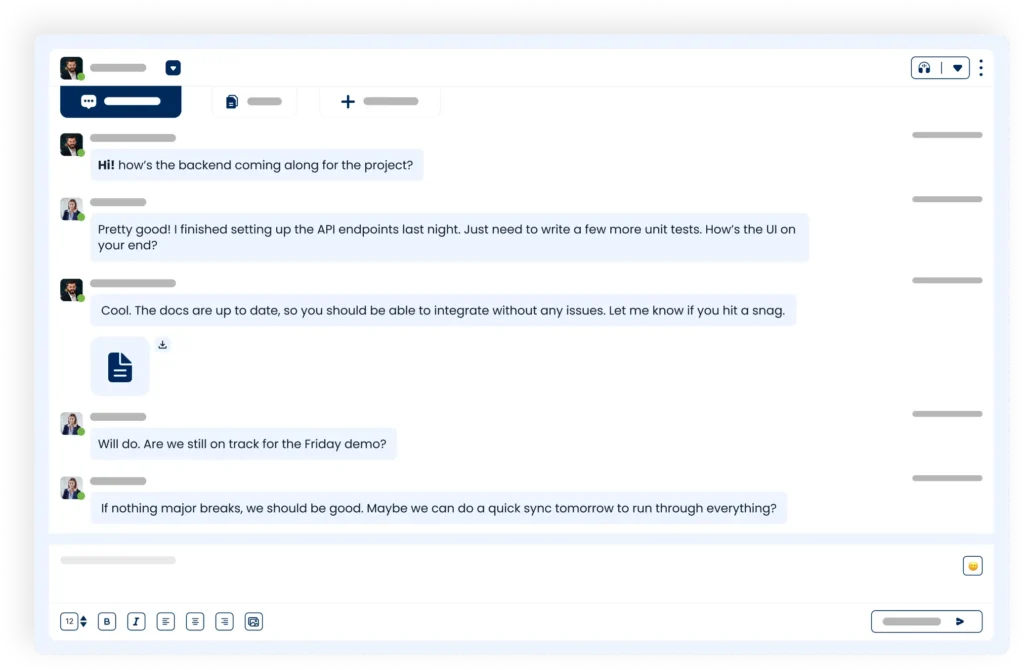 Streamlined, centralized, synchronized