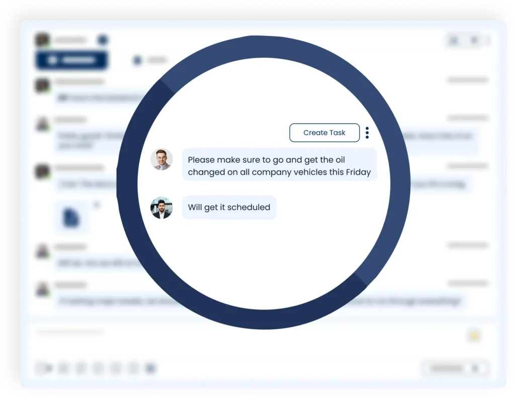 Communication that drives execution